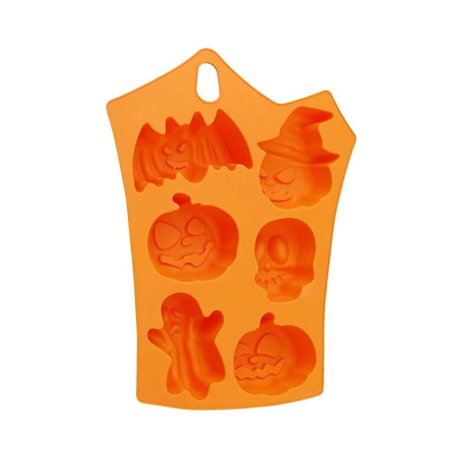 Toystoory Molde para Fondant con temática de Halloween, bandeja para hornear Chocolate y gelatina, molde de silicona para Fondant, herramienta para Herramientas y accesorios para hornear Toystoory HA000028-00B