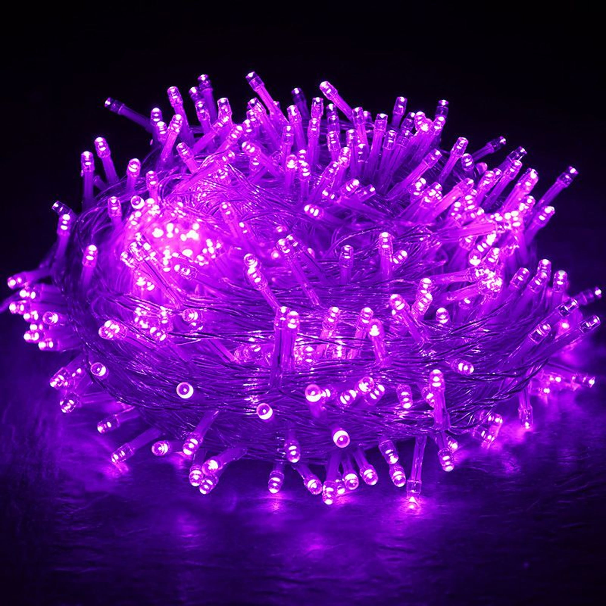 Purple Ultra Bright 360 LEDs 29.5ft Dripping Icicle Lights For