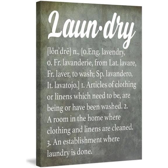 "Vintage Laundry" Painting Print on Wrapped Canvas