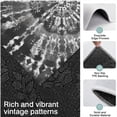 thumbnail image 3 of Black Tie Dye Pattern Kitchen Rugs Sets Of 3,Kitchen Runner Rugs Non Skid Washable,Decorative Kitchen Floor Mats for Kitchen,Sink,Laundry,17"x30"+ 17"x47" + 17"x59", 3 of 6