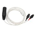 thumbnail image 2 of Cable De Auriculares, XLR Cable De Auriculares De 4 Pines 8 Core 24bit/192KHz 3.9ft Clear Para HD600 Para Sennheiser, 2 of 8
