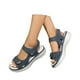 thumbnail image 3 of WILLBEST Sandalias De Mujer, Sandalias De Cuña De Verano, Zapatos Deportivos Transpirables, Sandalias De Mujer Con Punta Abierta Para Playa, Sandalias Para Mujer, 3 of 7
