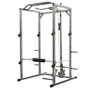Valor Fitness BD-41BL, Heavy Duty Power Cage with Multi-Grip Chin-Up Bar and Lat Pull Attachment