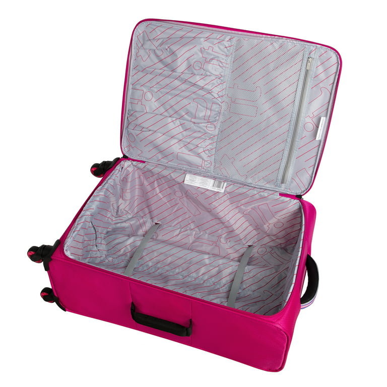 it luggage 26 GT Lite Ultra Lightweight Softside Medium Checked Luggage,  Dark Pink