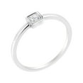 thumbnail image 3 of .925 Sterling Silver Miracle-Set Diamond Accent Cushion Shaped Promise Ring (J-K Color, I1-I2 Clarity) - Size 8, 3 of 8