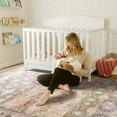 thumbnail image 2 of Balacho Elegant Vintage Boho Distressed Faux Wool Area Rug, 6' x 9', Pink, 2 of 8