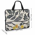 thumbnail image 2 of AWERP Bird, Branch, Vintage Laptop Handle Bag Diving Fabric Computer Protect Case 12inch, 2 of 5