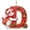 D, variant on DGMIOCS Christmas Cat Letter 26 Alphabet Initial Cat Santa Hanging Letter Cat Christmas Decorations Acrylic