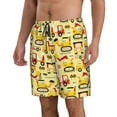 thumbnail image 2 of Vsdgher Funny Construction Vehicles Men's Beach Shorts, Surfing shorts, Swim trunks, Quick Dry Swim Trunks for Surfing Beach Fun -3X-Large, 2 of 6