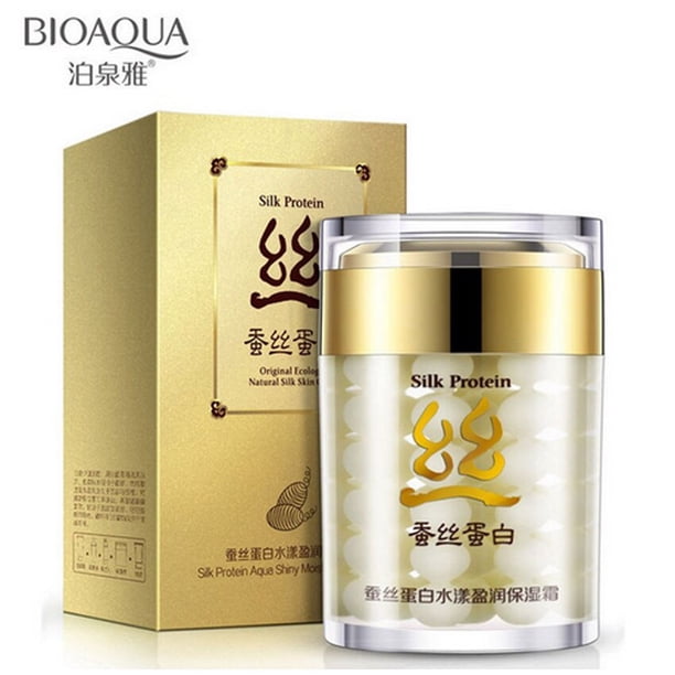 Crema facial hidratante con proteína de colágeno, antiarrugas, antiacné, blanqueamiento, productos de seda Bioaqua para el cuidado de la piel, 60g Fivean unisex