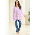 thumbnail image 6 of Roaman's Women's Plus Size Angel Chiffon Blouse, 6 of 6