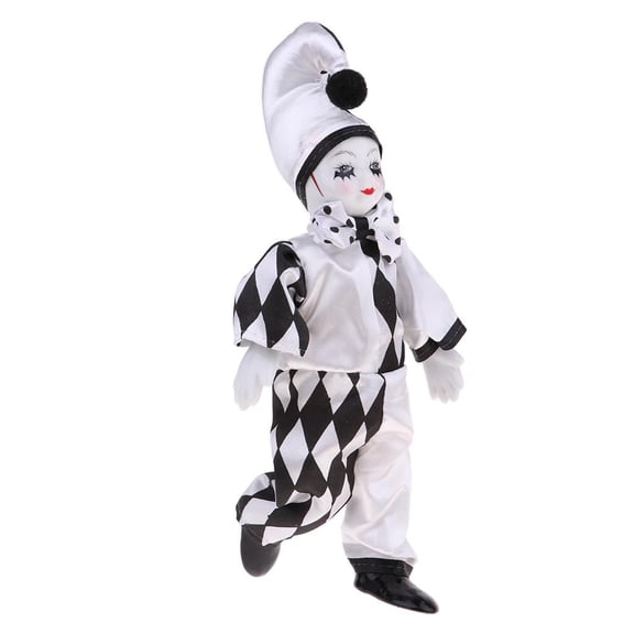 Muñeca de payaso de porcelana Hugo 25 pulgadas