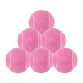 thumbnail image 3 of Vsenkes 6Pcs Tennis Balls Practicing Workout Wear Resistant for Games Outdoor Indoor Pink, 3 of 9