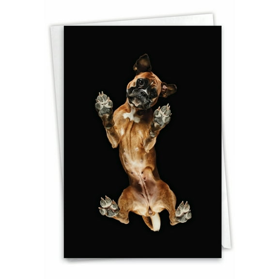 1 Miss You Card With Envelope - Big Under DogsPacker