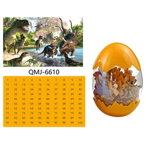 EGNMCR 1Pack Puzzles en bois de dinosaure 60 Pour les enfants 3 Years+ Jouets Garçons Filles e Puzzles Cadeaux d'anniversaire pour les enfants