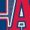 HEATHER NAVY, variant on Instant Message - America Stacked - Toddler & Youth Girls A-line Dress