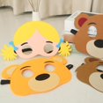 thumbnail image 4 of 4 Count Goldilocks and the Three Bears Costume Masks, Half Face Felt Masquerade Mask for Kids, 4 of 5