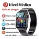 thumbnail image 1 of Reloj Inteligente De Glucosa En Sangre, Electrocardiograma, Color De La Caja Negro Acero, 1 of 5