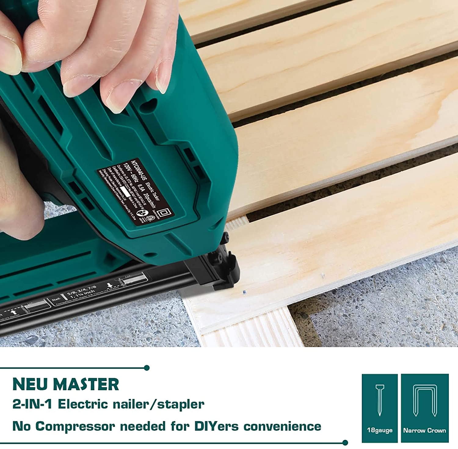 Arrow Nail Master Electric Brad Nail Gun Model Number ET100M - tools - by  owner - sale - craigslist