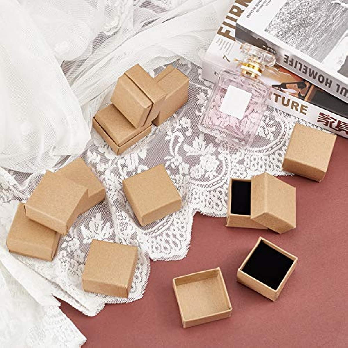 48 Pack Ring Box Inch Jewelry Gift Boxes Christmas Box