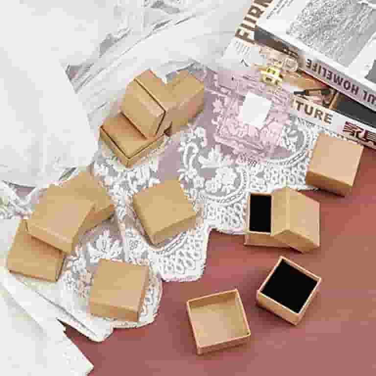 48 Pack Ring Box Inch Jewelry Gift Boxes Christmas Box