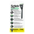 thumbnail image 4 of Schick Hydro Sensitive Men’s Razor with Bonus Stubble Clip, 4 of 14