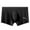 Black, variant on Men's Ice Silk Seamless Boxer Briefs Underwear Comfy Breathable Boxer Shorts Underpants for Men