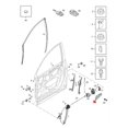 thumbnail image 4 of Bisel de moldura cromado de manija de puerta interior izquierda 96660863 para Captiva Sport 2012-2015 Ver 2008-2010, 4 of 5