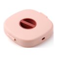 thumbnail image 1 of Mini Data Cable Organizer Storage Box Plastic Wire Winder Box Earphone Charging Cable Travel Portable Wire Manager Cord 9 X 7.5 X 1 Pink, 1 of 6