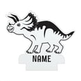 thumbnail image 3 of Personalized Planet Triceratops Multicolor LED Night Light with Custom Name Laser Engraved on Acrylic Design Insert, 3 of 5