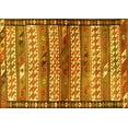 thumbnail image 1 of Ahgly Company Machine Washable Indoor Rectangle Southwestern Yellow Country Area Rugs, 7' x 10', 1 of 4