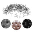 thumbnail image 2 of 100 chinchetas planas para tapicería: clavos largos decorativos para muebles, ideales para proyectos de bricolaje, ideales para paredes, madera y sofás., 2 of 4