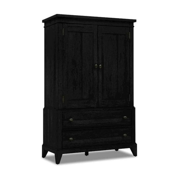 Legacy Classic Armoire (2 doors, 2 adj shelves, 1 clothing rod, cedar lined bottom drawer)