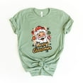 thumbnail image 6 of Merry Christmas Santa Wink - Women's Short Sleeve Graphic T-Shirt, 6 of 7