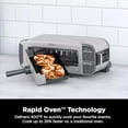 thumbnail image 4 of 2-in-1 Flip Toaster, 2-Slice Capacity, Compact Toaster Oven, Snack Maker, Reheat, Defrost, 1500 Watts, Stainless Steel, 6 Functions, 4 of 6