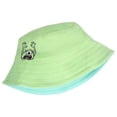 thumbnail image 4 of Disney Pixar Monsters Inc Romper and Reversible Sun Hat Set Sulley and Mike Teal, 4 of 4