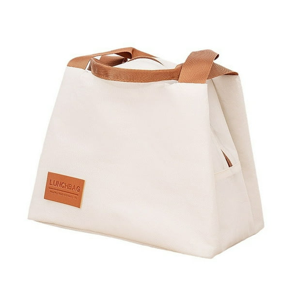 Rbaofujie Sac à Lunch Mignon pour Femmes Style Japonais Sac à Lunch Isolé Grande Valeur Sac à Main en Tissu Oxford Travail Apporter le Lunch Boîte à Lunch Portable Sac de Rangement Sac Bento