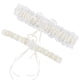 thumbnail image 2 of Ligas blancas para novia (2 piezas), liga de boda para novia, liga de encaje elástica, conjunto de liga de boda para novia, correa de media de encaje, 2 of 4