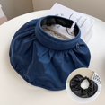 thumbnail image 5 of Women's Sun Visor Foldable Sun Hat Wide Brim Summer UV Protection Beach Hat, 5 of 8