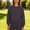 Dark Gray, variant on Cropped Sweatshirts for Women Solid Color Fashion Crew Neck Pullover Tops Long Sleeve Loose Fall Winter Casual Comfy Soft Shirts