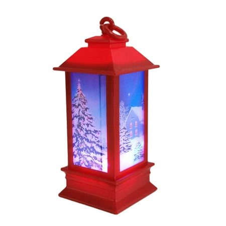 

Desktop Decor Santa s Sleigh Night Light Christmas LED Wind Lantern Atmosphere Ornament Decorations