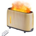 thumbnail image 1 of Difusor de aromaterapia de llama Brillar 240 ml para el hogar madera, 1 of 5