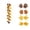 D, variant on LNOGEUPG Vintage Brown Orange Yellow Artificial Fall Maple Leaf Garland, 180cm Autumn Foliage Vine for Thanksgiving Halloween Home Fireplace Stair Door Hanging Harvest Decoration