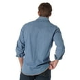thumbnail image 3 of Men's Stonewash Denim Work Shirt - 70127Sw, 3 of 5