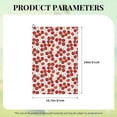 thumbnail image 4 of Pofeuu Tomato Print Premium Golf Towel with Carabiner Clip Absorbent Microfiber Waffle Pattern Golf Towel for Golf Bag Trolly Belt Loop, 4 of 8