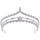 thumbnail image 1 of KAKOWELY Diadema de novia para fiesta de bodas, diadema con diamantes de imitación, corona para el cabello, tiara nupcial, diadema para el cabello, 1 of 4