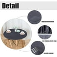 thumbnail image 3 of HAHDAXIA Round Waterproof Table Cover Elastic Tablecloth Vinyl Fitted Table Cover Elastic Edged Plastic Table Cover Fits Tables up to 36"-44" R Grey, 3 of 7