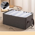 thumbnail image 3 of Caja de almacenamiento de juguetes, portátil, práctico, ropa sucia, cesta de lavandería, organizador de ropa rectangular multiusos para armario,, 3 of 6