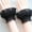 Black, variant on 1 Pair Manicure Photo Lace Decorative Cuff Double-Layer Mesh Horn Sleeve Nail Showing Posing Sleeve DIY Shooting Background Prop