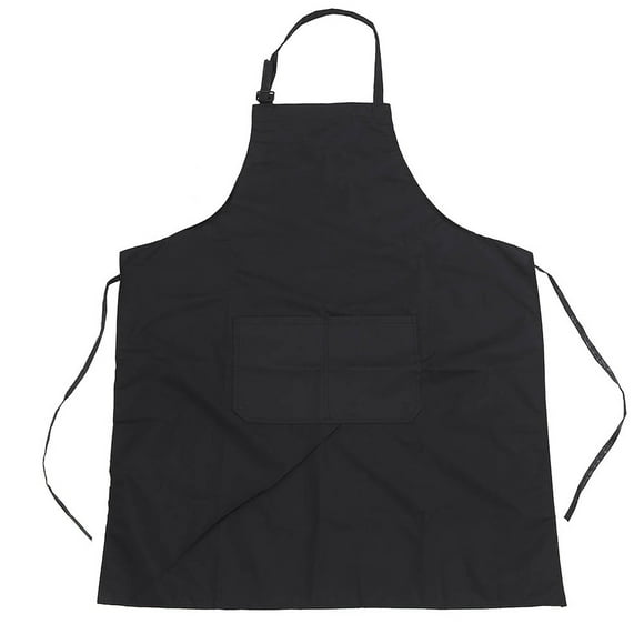 Yeacher Black Hairdresser Apron Professional Salon Hairdressing Cutting Barber Adjustable with Pockets